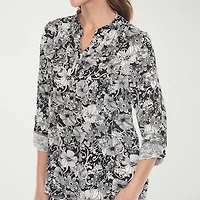 White Mark 2-pc. Floral Pant Set