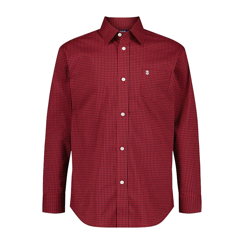 IZOD Little & Big Kid Boys Point Collar Long Sleeve Dress Shirt
