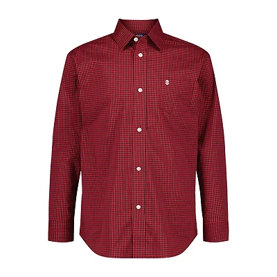 IZOD Little & Big Kid Boys Point Collar Long Sleeve Dress Shirt