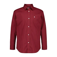 IZOD Little & Big Kid Boys Point Collar Long Sleeve Dress Shirt