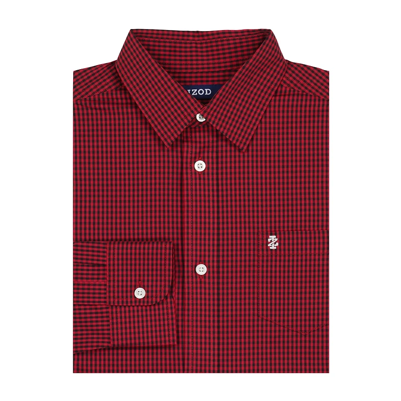 IZOD Little & Big Kid Boys Point Collar Long Sleeve Dress Shirt