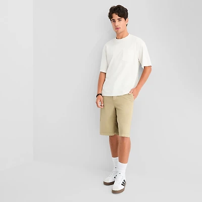 Arizona Mens 12" Drawstring Waist Chino Short