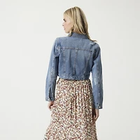 JS Jessica Simpson Womens Denim Midweight Jacket