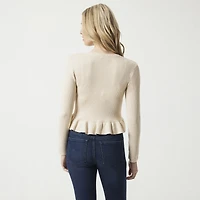 JS Jessica Simpson Womens Round Neck Long Sleeve Pullover Sweater