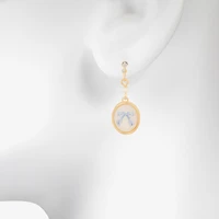 Bijoux Bar Delicates Womens Bow Drop Earrings