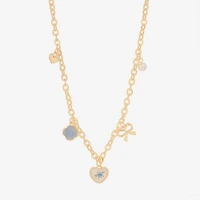 Bijoux Bar Womens 16 Inch Link Chain Necklace