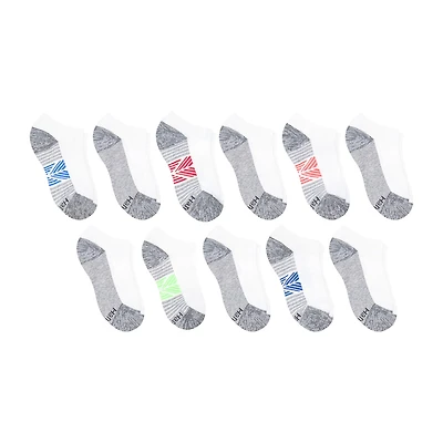 Hanes Little & Big Kid Boys 11 Pair No Show Socks