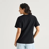 High School Musical Boyfriend Tee Womens Juniors Crew Neck Short Sleeve Loose Fit Graphic T-Shirt