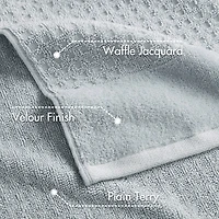 Madison Park Spa Waffle 6-pc. Quick Dry Bath Towel Set