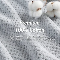 Madison Park Spa Waffle 6-pc. Quick Dry Bath Towel Set