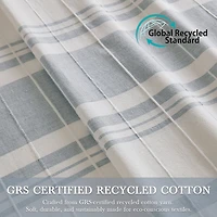 Harbor House Morgan Textured Yarn-Dyed Stripe Shower Curtain