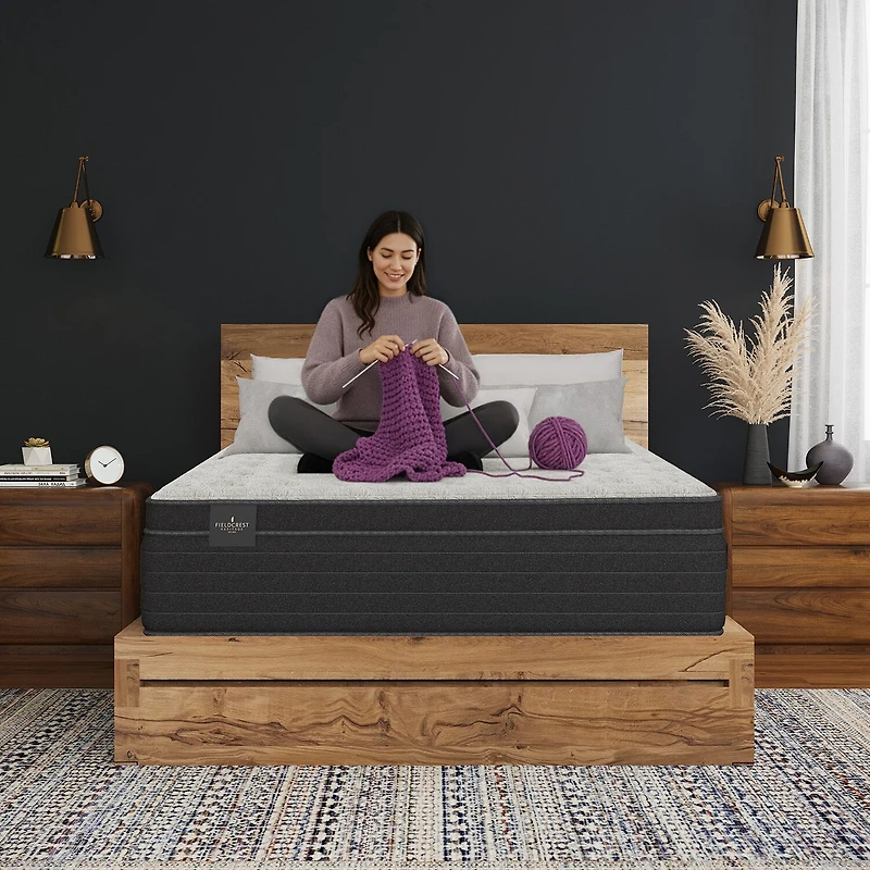 Fieldcrest Legacy Elite 13.5" Hybrid Plush Euro Top - Mattress + Box Spring