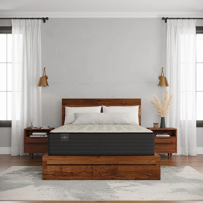 Fieldcrest Legacy 12.5" Hybrid Plush Tight Top - Mattress + Box Spring