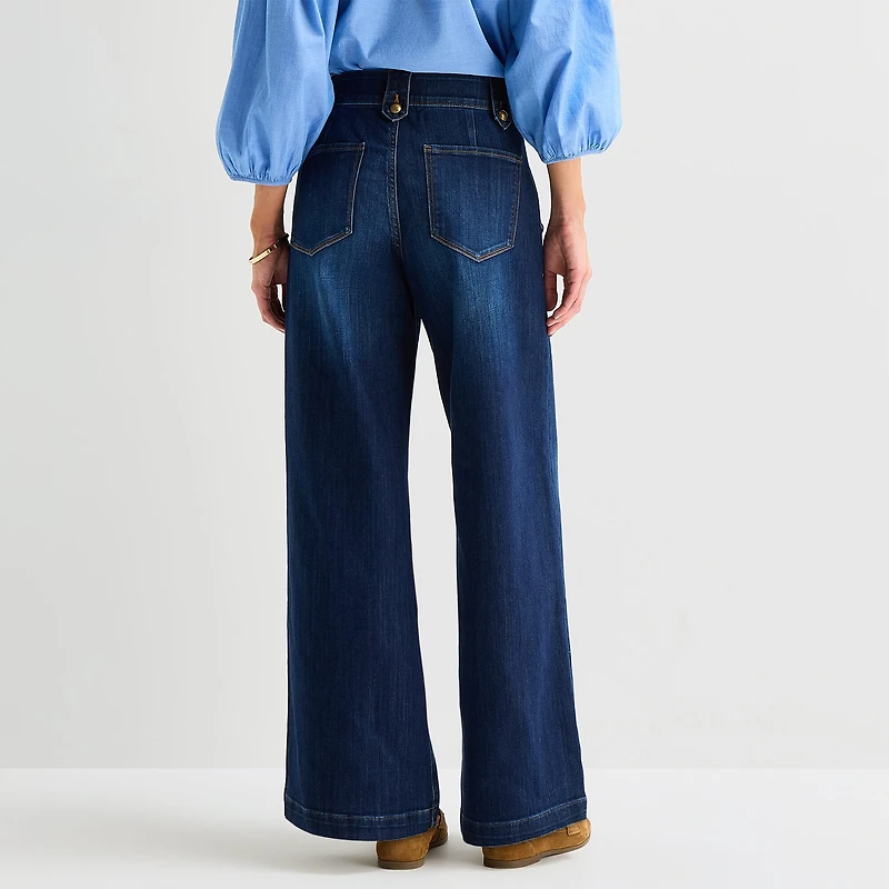 St. John's Bay Womens High Rise Regular Fit Jean