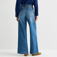 St. John's Bay Womens High Rise Regular Fit Jean