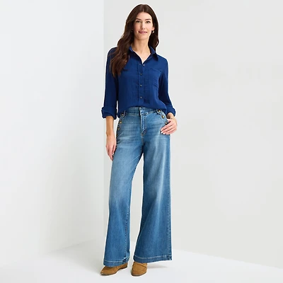 St. John's Bay Womens High Rise Regular Fit Jean