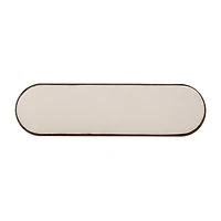 Linon Orville Pillar Beige Wood Bench