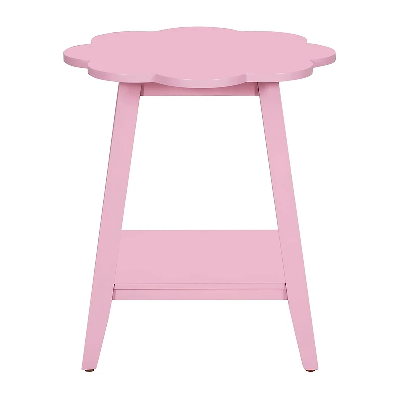 Linon Natalia Flower Side Table