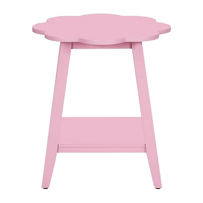 Linon Natalia Flower Side Table
