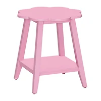 Linon Natalia Flower Side Table