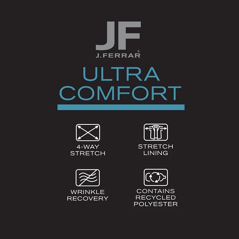 J. Ferrar Ultra Comfort Mens Regular Fit Big and Tall Suit Jacket