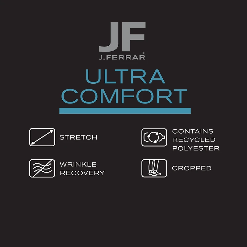 J. Ferrar Ultra Comfort Mens Big and Tall Stretch Fabric Regular Fit Flat Front Suit Pant
