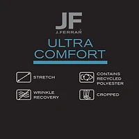 J. Ferrar Ultra Comfort Mens Big and Tall Stretch Fabric Regular Fit Flat Front Suit Pant