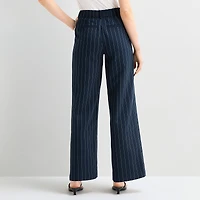 a.n.a Womens Wide Leg High Rise Trouser