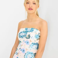City Triangle Womens Juniors Straight Neck Sleeveless Embellished Embroidered Partially Lined Floral Bodycon Dress