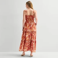 JULIAN TAYLOR Womens Sweetheart Neck Sleeveless Maxi Dress