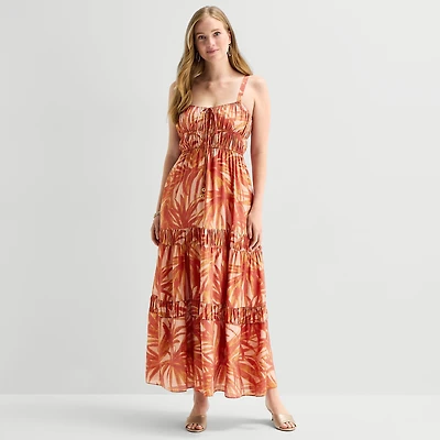 JULIAN TAYLOR Womens Sweetheart Neck Sleeveless Maxi Dress