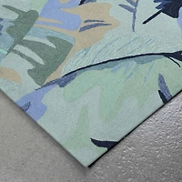 Liora Manne Capri Palm Leaf Hand Tufted Indoor Outdoor Rectangular Accent Rug