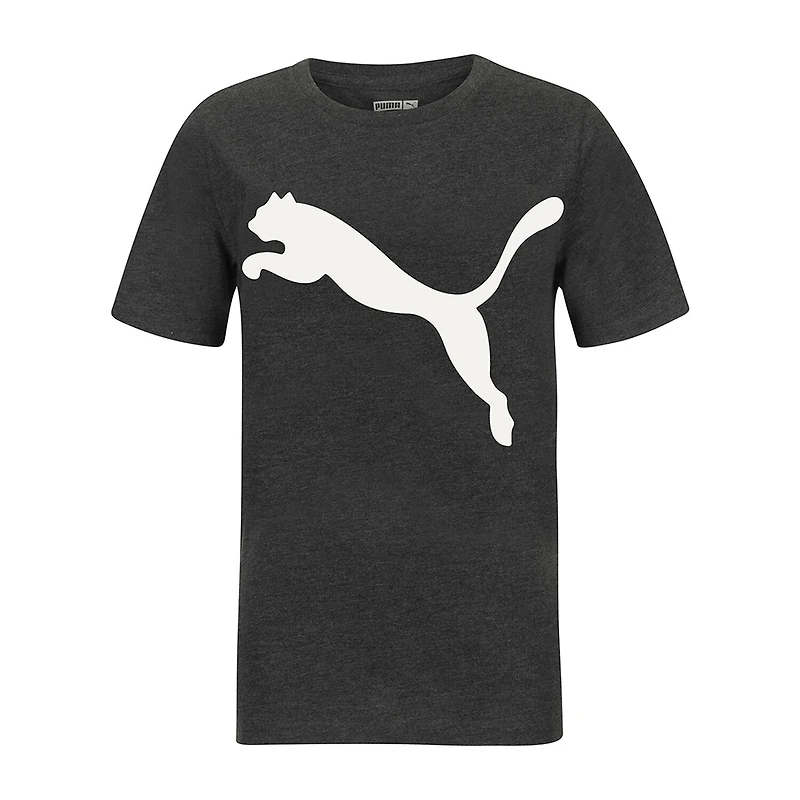 PUMA Big Kid Boys Crew Neck Short Sleeve Regular Fit Graphic T-Shirt