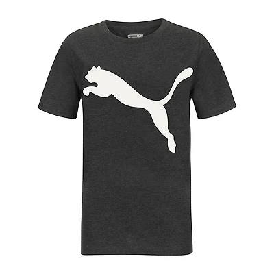 PUMA Big Kid Boys Crew Neck Short Sleeve Regular Fit Graphic T-Shirt