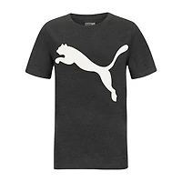 PUMA Big Kid Boys Crew Neck Short Sleeve Regular Fit Graphic T-Shirt