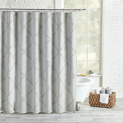 CHF Lattice Shower Curtain