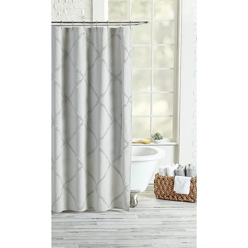 CHF Lattice Shower Curtain
