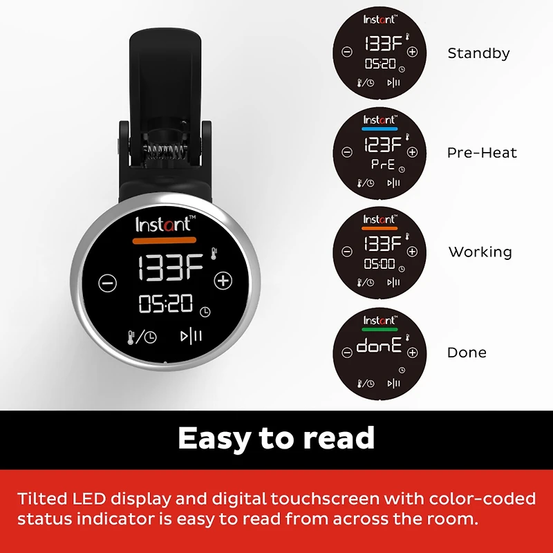 Instant® Accu Slim™ Sous Vide Immersion Circulator
