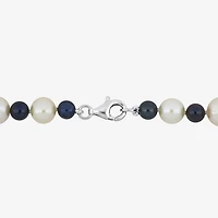 Mens Sterling Silver 20 Inch Strand Necklace