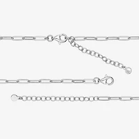 Paris 1901 By Charles Garnier Womens White Cubic Zirconia Sterling Silver 18 Inch Y Necklace