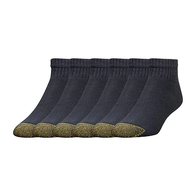 Gold Toe Athletic Sport Mens BREATHABLE Multi-Pack 6 Pair Quarter Ankle Socks