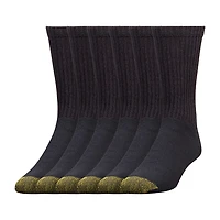Gold Toe Athletic Sport Mens 6 Pair Crew Socks