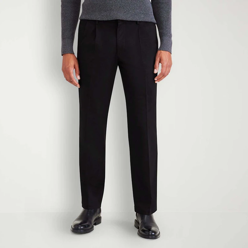 Dockers Signature Iron Free With Stain Defender Mens COMFORT WAISTBAND Classic Fit Pleated Pant