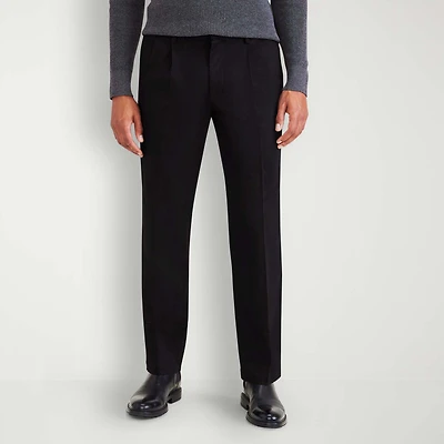 Dockers Signature Iron Free With Stain Defender Mens COMFORT WAISTBAND Classic Fit Pleated Pant