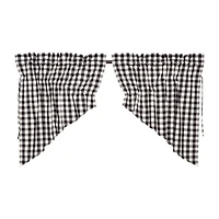 Vhc Brands Annie Check Prairie Rod Pocket Tailored Valance