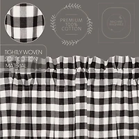 Vhc Brands Annie Check Prairie Rod Pocket Tailored Valance