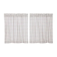 Vhc Brands Annie Check 2-pc. Rod Pocket Window Tier