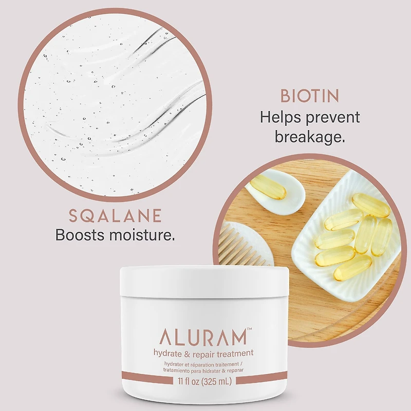 Aluram Hydrate And Repair Hair Treatment 11 oz.