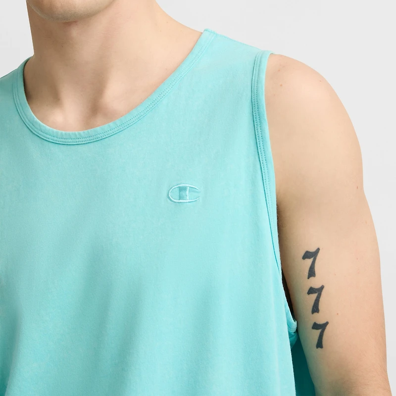 Champion Mens Crew Neck Sleeveless Active Tank Top