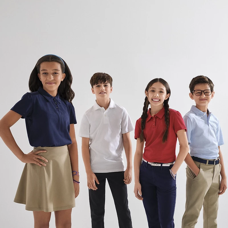 Thereabouts Little & Big Kid Boys Short Sleeve Regular Fit Polo Shirt
